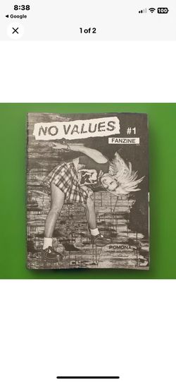 No Values Fan Zine #1 The Real Deal 