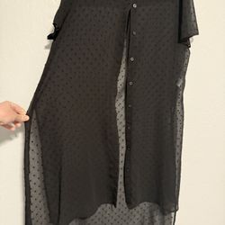 pareo  mesh long tunic cover 