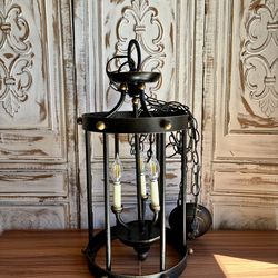 Black Entryway Chandelier 🤗
