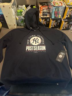 Brand New with tags New York Yankees 2024 Postseason Playoffs Hoodie Sweatshirt MLB Adult Size L 47.