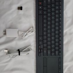 Logitech K830 Bluetooth Wireless Illuminated Keyboard With USB Dongle