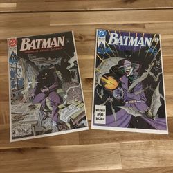 Batman 450-451 featuring the Joker! High Grade, DC Comics, 1990