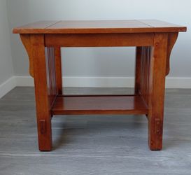 Mission Style Solid Wood End Table
