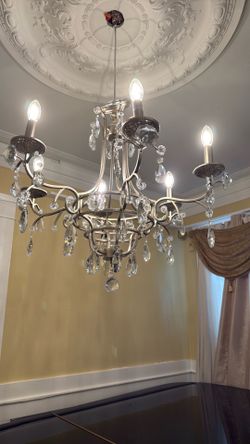 Huge crystal chandelier
