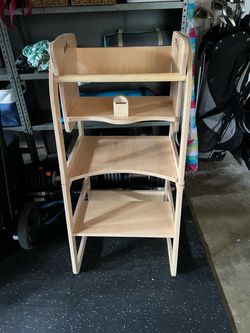 Toddler high chair, stool, and table