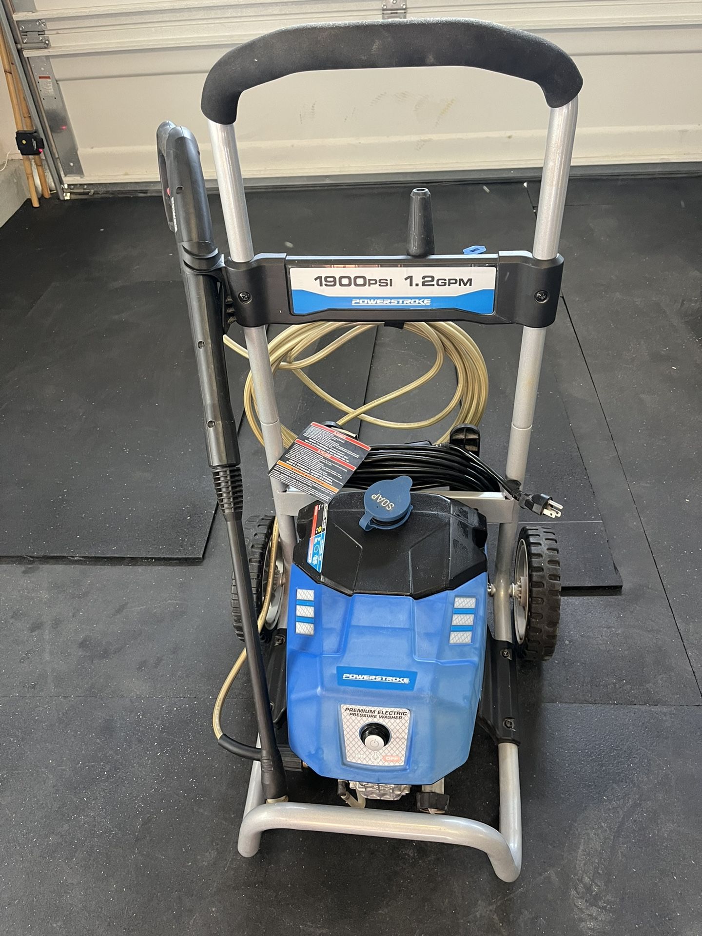Powerstroke 13 Amp 1,900 PSI 1.2 GPM Electric Pressure Washer