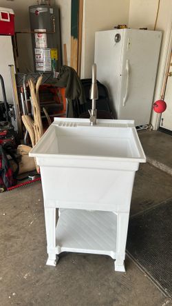 Utility sink.