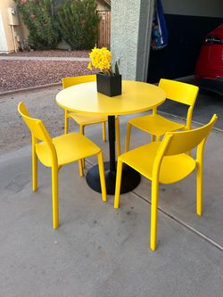 Table and chairs