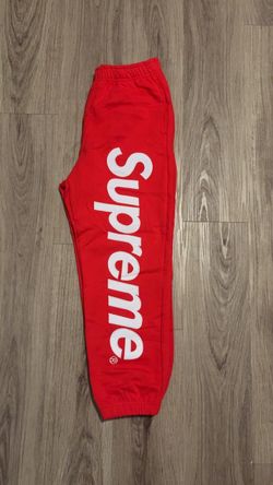 Supreme Red Sweatpants