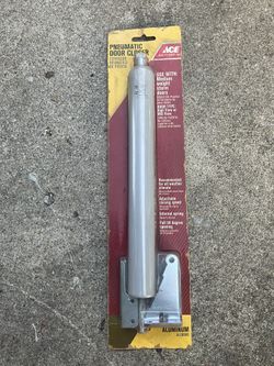 Ace Pneumatic Screen/Storm Door Closer Aluminum