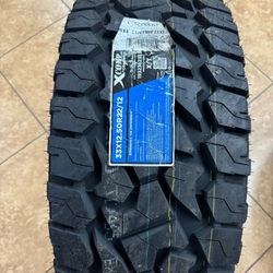 33/1250/22 Gladiator Xcomp XT Tires Set New