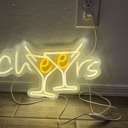 Cheers Sign 16.5 X 9