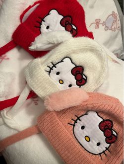 Hello kitty beanie with lights