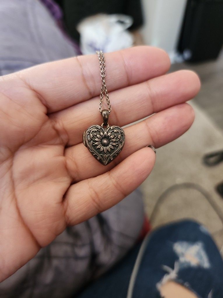 Real Silver Locket