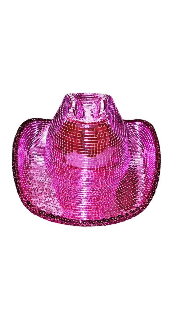 New HOT pink COWGIRL HAT