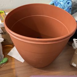 Giant Plastic Plant Pots (2)/ea