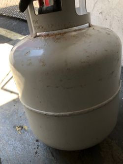 Propane tank.