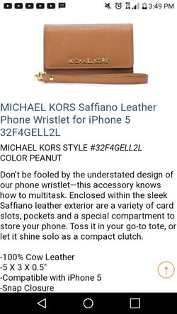 Michael Kors Iphone 5 Wristlet