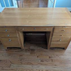 Solid, Heavy, Fully Functional Office Table