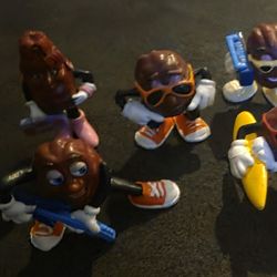 Vintage California Raisin Figurines - 8pc