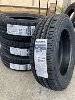 185/65/15 KUMHO SOLUS 4 NEW TIRES INSTALLED ā
INSTALADAS ā
š„ WE DO ALIGMENT š„