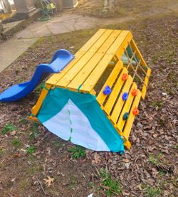 Price is firm.. KidKraft children's climber slider rock wall hideaway