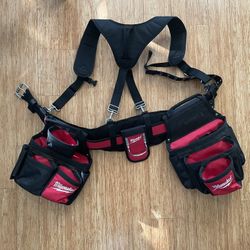 Milwaukee Tool  Belt With Padded Shoulder Straps