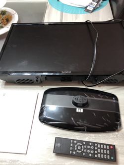 TV 24” with remote/stand/manual