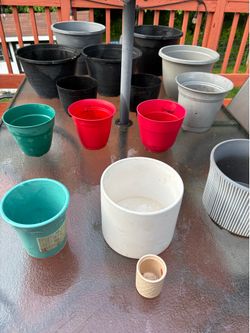 Garden pots