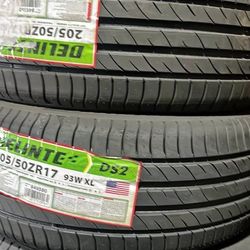 205/50/17 New Tires 
