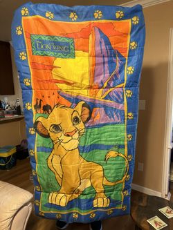 Vintage 1994 Lion King Sleeping Bag