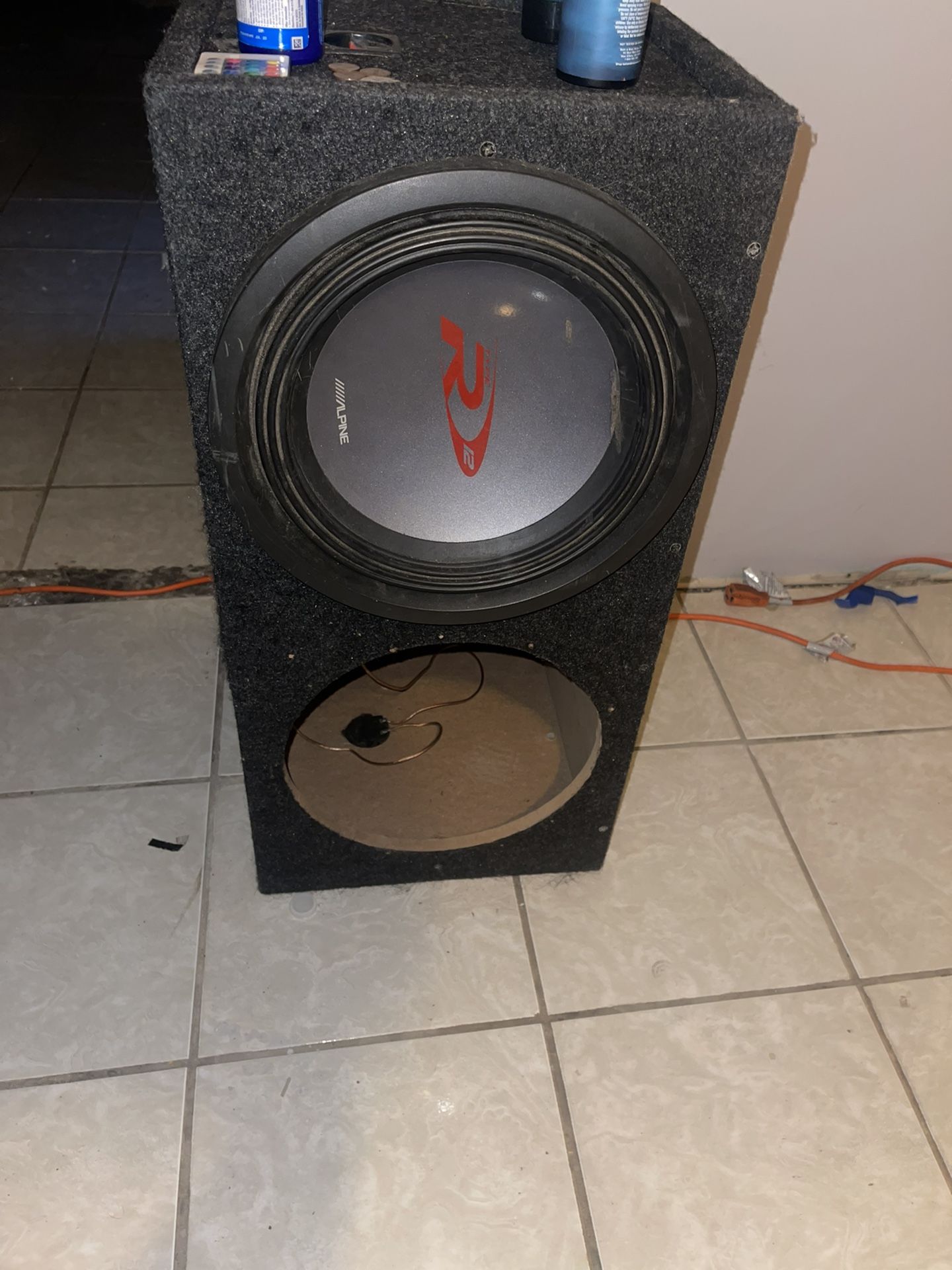 Alpine Type R 12” Dual 4 With Box