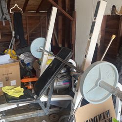 Bench Set/ Dumbbells Gym equipment 