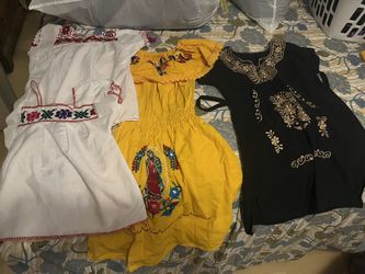 Girls Mexican Clothes Size 6-7