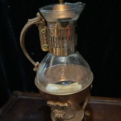 Vintage  Copper And Glass Decanter