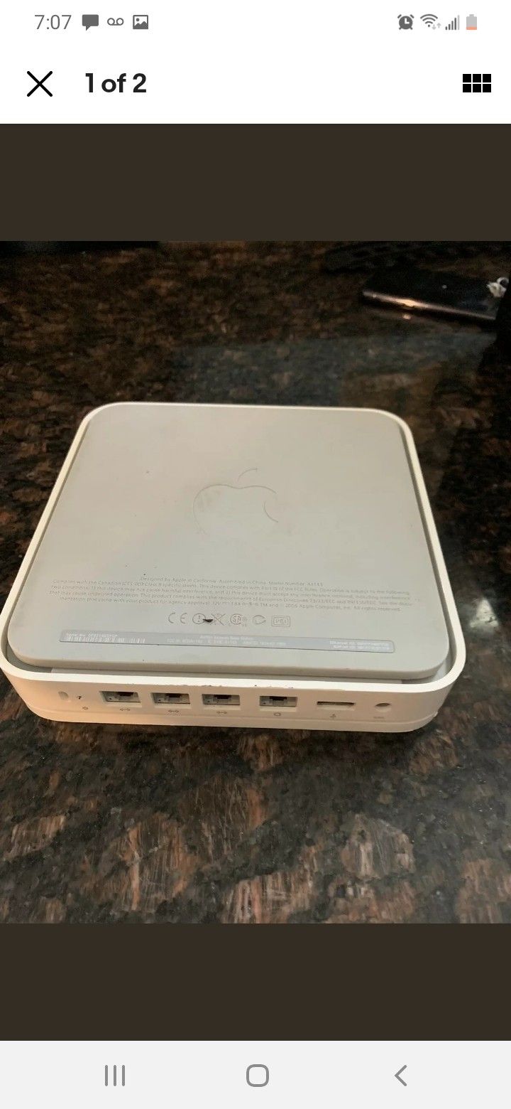 Apple AirPort Extreme Base Station A1408 802.11n Wi-Fi Internet Modem Router