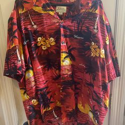 4X Royal Hawaiian Shirt