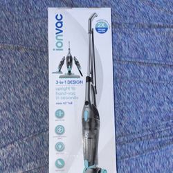 IonVac Powerful Upright To Hand 3 In-1 Vacuum For Carpet Or Floor