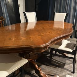 Antique Dining Table For The Holidays 