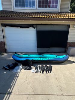 Tobin Sports 2 Person Inflatable Fishing Kayak