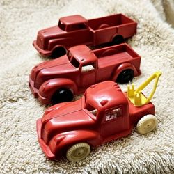 Vintage Plastic Toy Vehicles 