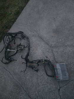 1996 CHEVY CAPRICE 350 5.7 LT1 OEM ECU AND HARNESS CORE