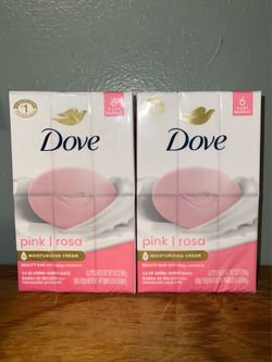 Dove pink beauty bar 6ct set