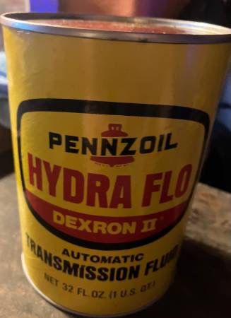 Vintage Pennzoil Hydra Flo Dexron Auto Transmission Fluid 1 New, 1 1/2