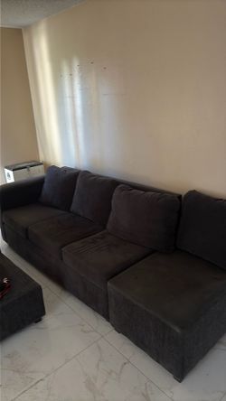 Couch w/ ottoman