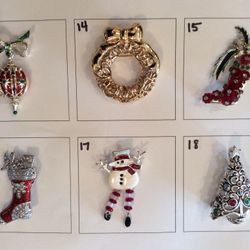Pins Christmas (Price Per Pin)(Cross Posted)