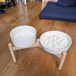 Uplift Elevated Slow Feed Dog Bowl, 9-1/2”, 2 count