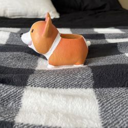 Corgi Plant Holder