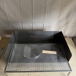 Stainless Steel Rabbit Cat Chinchilla litterbox 