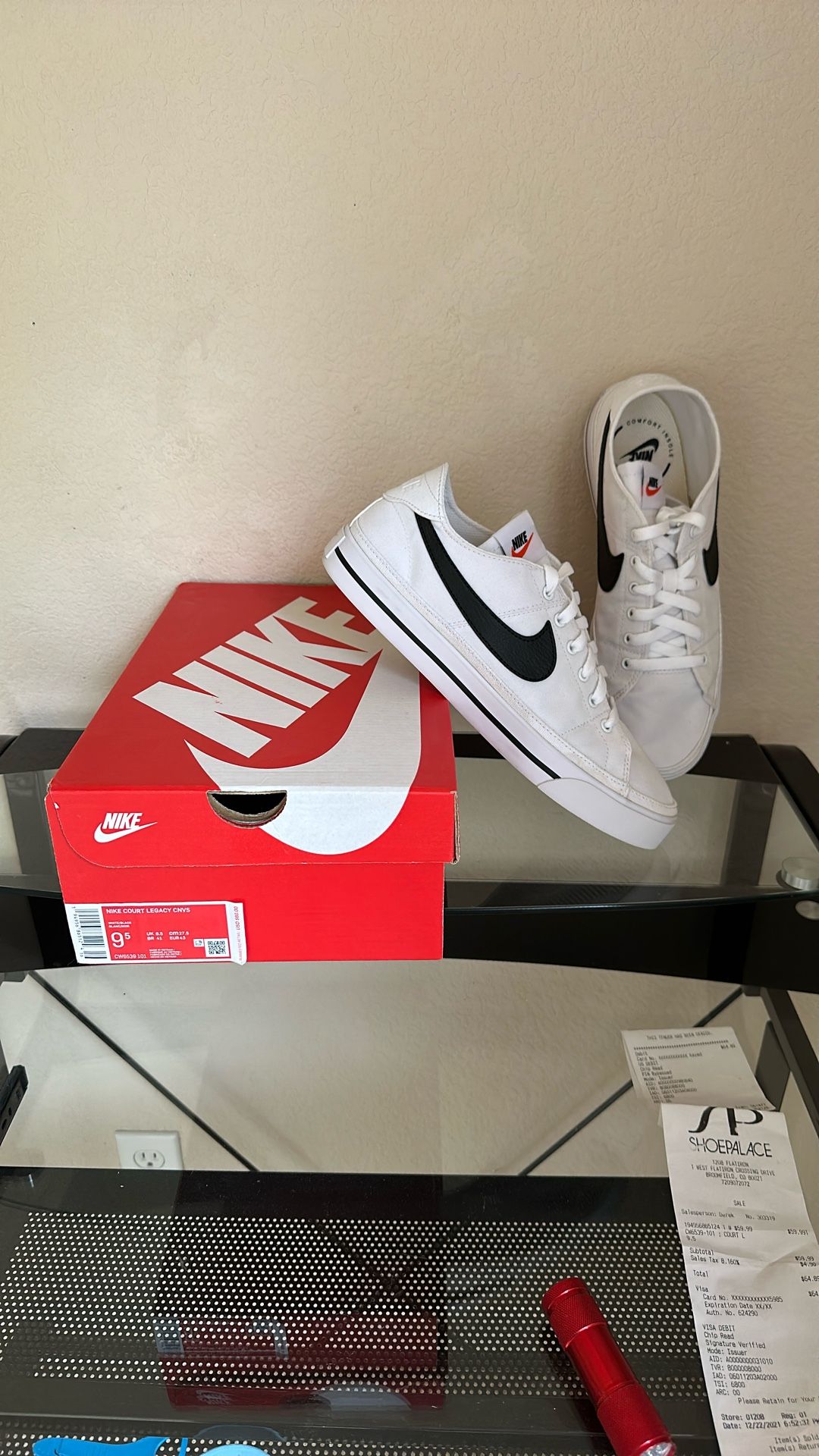 Nike Court Legacy CNVS   Men’s 9.5